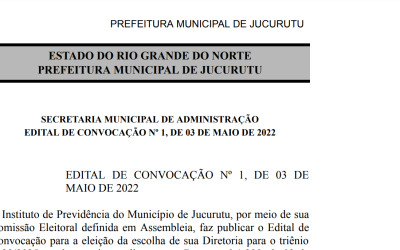 Convocação da Eleição